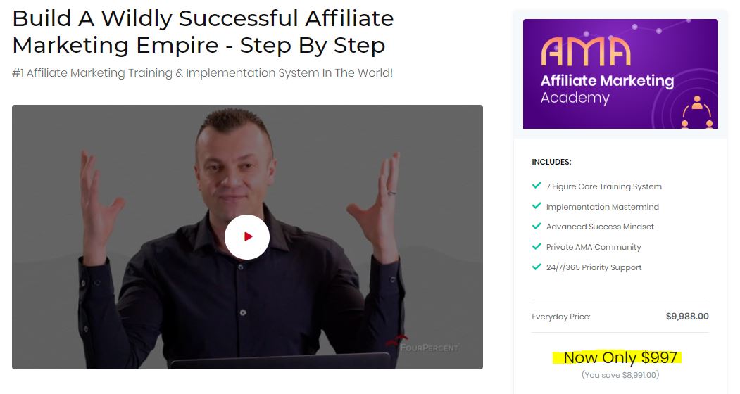 Affiliate Marketing Academy by Four Percent