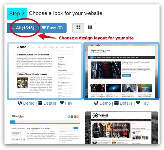 Step 3 - Choose a WordPress Theme