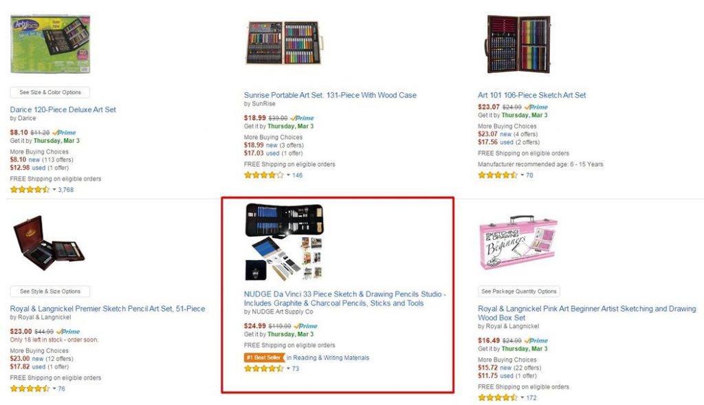 Amazon Marketplace for Drawing Tools