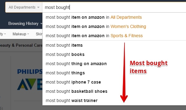 Amazon Most Bought List