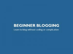 Beginner Blogging Logo