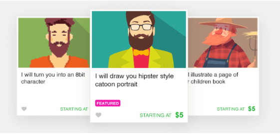 Featured Gigs on Fiverr