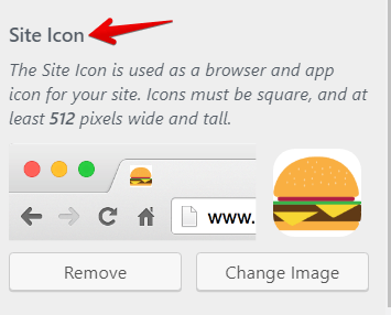 Site Icon on WordPress