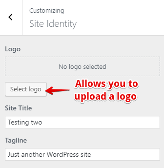 Customizing Site Identity on WordPress