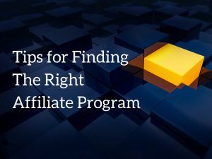How to Find An Affiliate Program