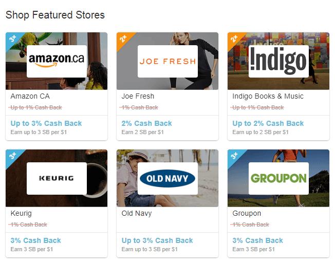 Stores With Cashback