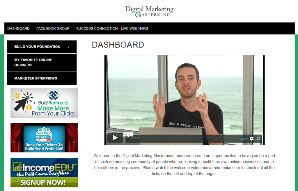 Digital Marketing Mastermind Dashboard