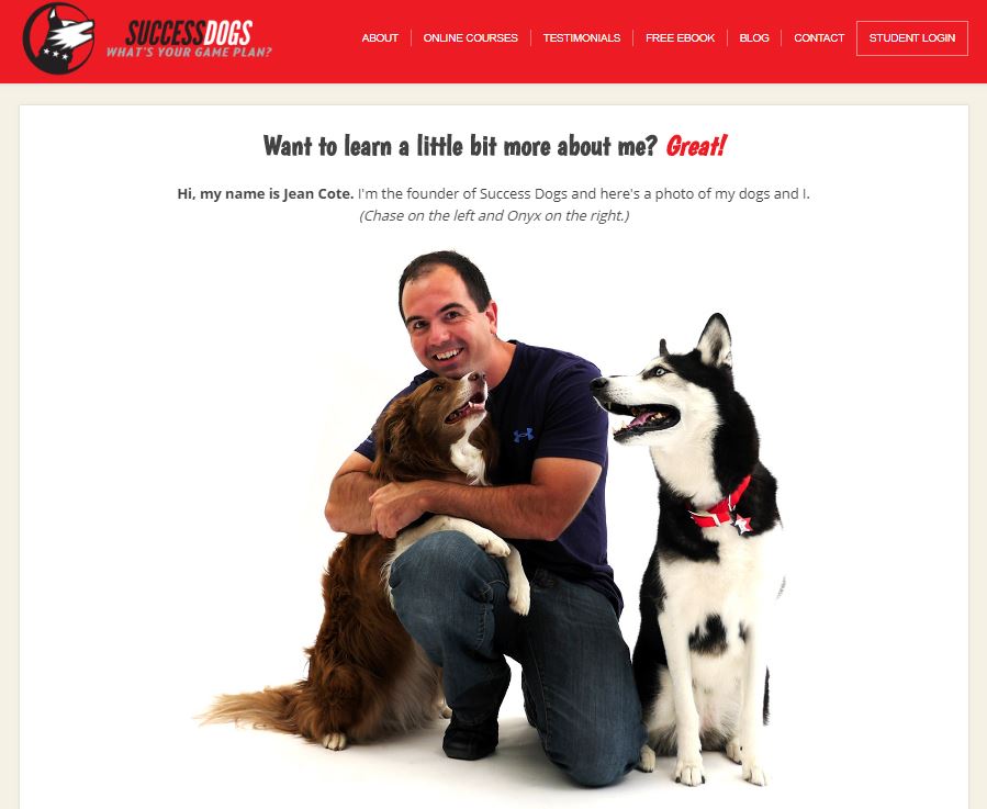 Success Dogs HomePage