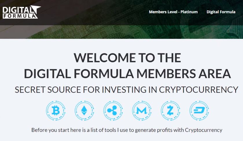 Digital Formula Sales Page