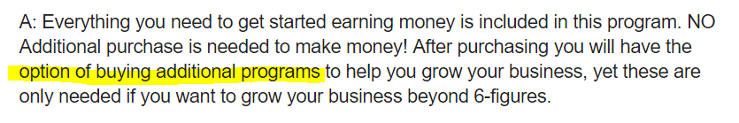 Buy Additional Programs to Build a 6 Figure Business