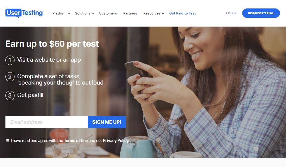 Get Paid to Test at User Testing